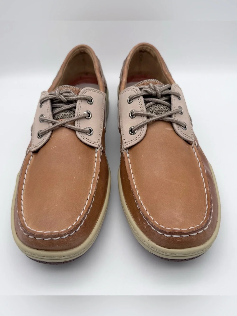 Sperry Top-Sider Billfish 3-Eye Boat Shoes 0799023 Light Brown Leather Men 13 M